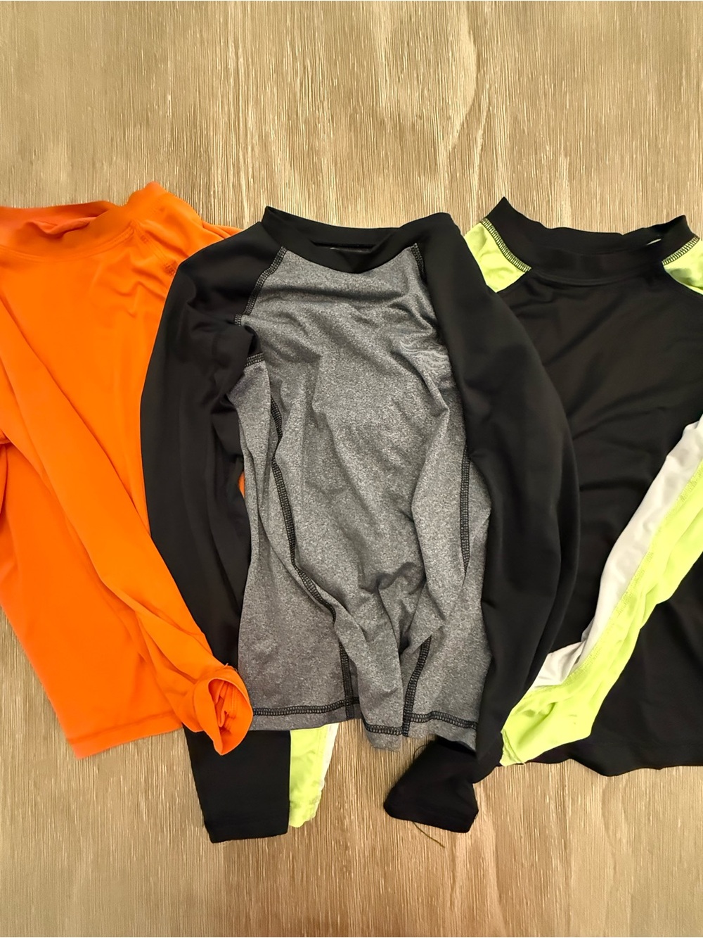 Three Kids Long-Sleeve Rashguard Swim Top